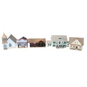 Hallmark The Sarah Plain and Tall Collection Complete Set Of 5 Buildings -No Box